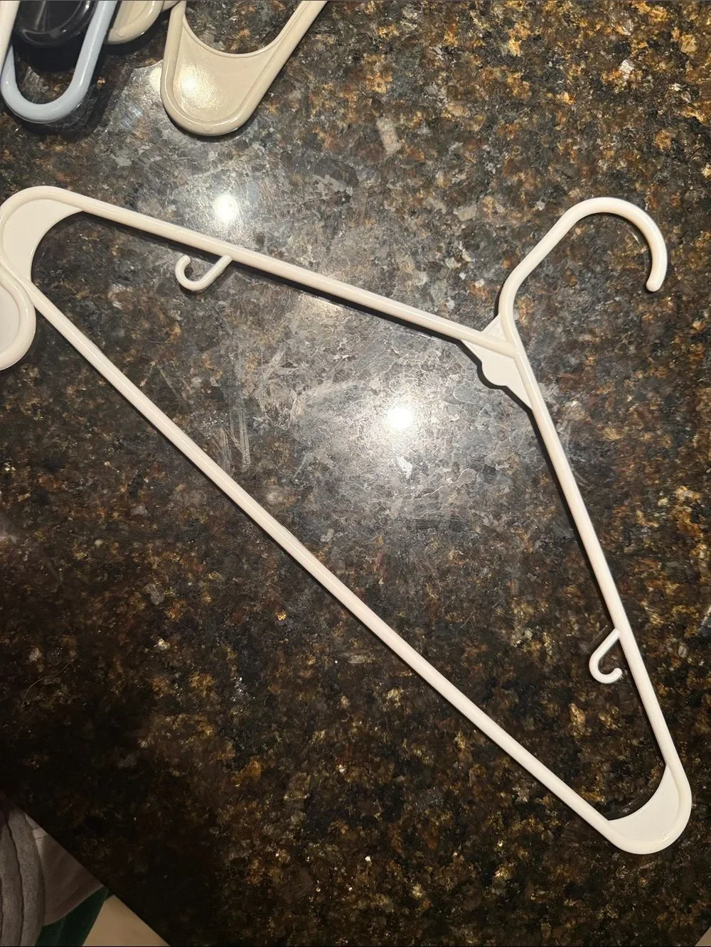 Set of Mixed Colors Plastic Clothing Hangers - Set of 30 HANGERS